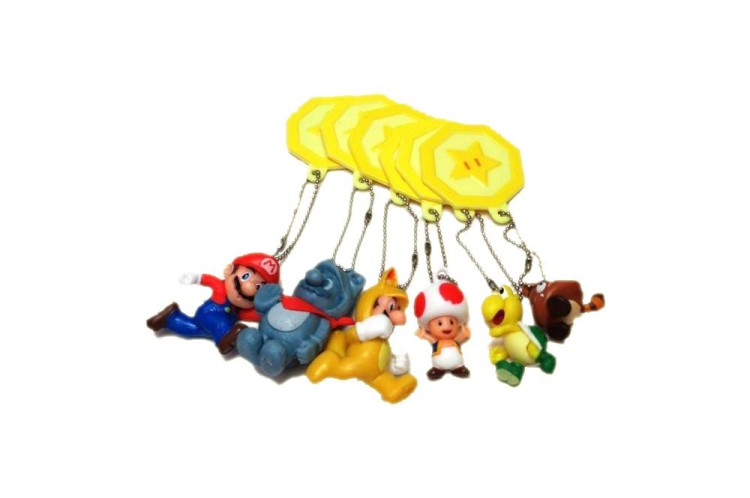 Super Mario 3D Land Keychain [Complete Collection] - Merchandise | VideoGameX